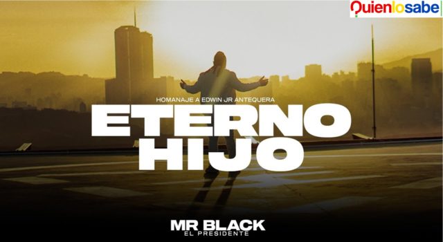 Mr. Black y la perdida repentina de su hijo. Mr.Black y un Homenaje a la memoria de su hijo Edwin Jr.