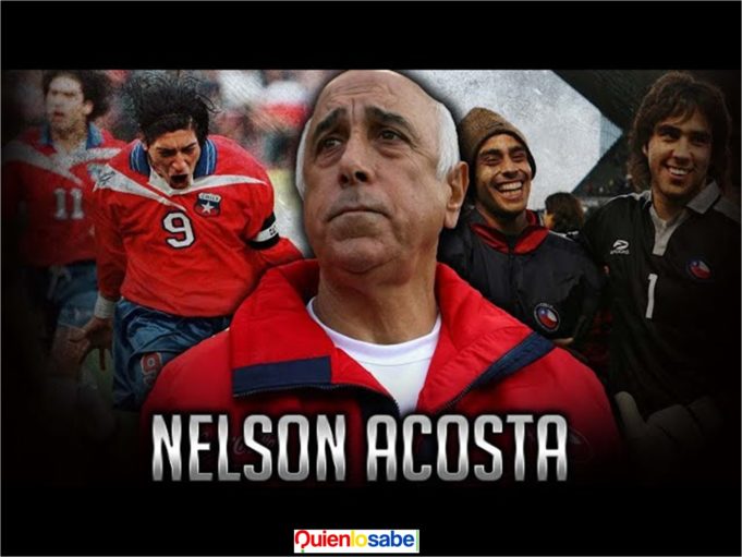 La leyenda del futbol chileno Nelson Acosta Técnico de la Selección Chilena.