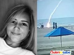 Mujer muere en playas de Cartagena alcanzada por un Rayo Froilanis Maireth Rivas Roma, así fue identificada la mujer alcanzada por un rayo en las playas de Cartagena.