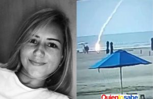 Froilanis Maireth Rivas Roma, así fue identificada la mujer alcanzada por un rayo en las playas de Cartagena.