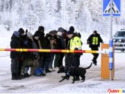 Finlandia cerraría fronteras con Rusia. Migrantes Rusos intentan cruzar la frontera con Finlandia.