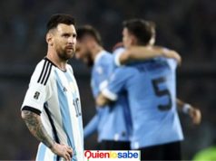 Argentina pierde frente a Uruguay. Uruguay mete miedo y le gana a Argentina en la Bombonera.