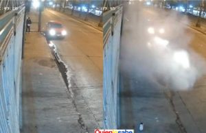 n Guayaquil un sujeto murió al intentar detonar un artefacto explosivo, las imágenes quedaron en video.