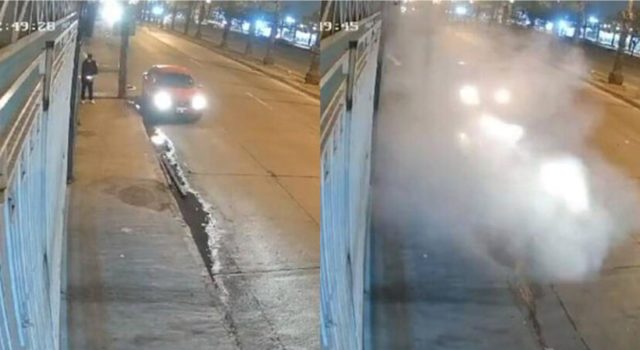 Joven muere en Ecuador , Guayaquil por explosivo. n Guayaquil un sujeto murió al intentar detonar un artefacto explosivo, las imágenes quedaron en video.