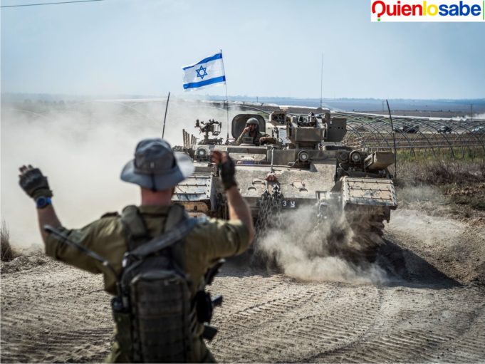 El ejército de Israel empezó una incursión militar tanto por ataques con misiles, y equipo terrestre