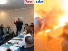 Concejal Ucraniano detona granadas dejando varios heridos de gravedad.