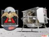 El modulo lunar Peregrine que se espera que descienda en la superficie lunar.