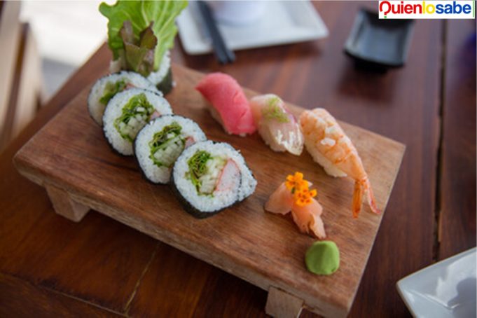 El Wasabi tiene un sabor picante y es muy usado en platos de pescados.