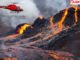 Espectacular erupción de volcán en Islandia muestra los ríos de lava.