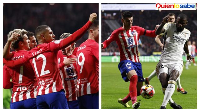 Atlético de Madrid deja por fuera a los dirigidos por Ancelotti. El atletico del Cholo deja por fuera de la Copa del Rey al Real Madrid.