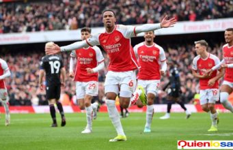 Arsenal empezó el 2024 con contúndete victoria contra el Cristian Palace Victoria del Arsenal al Crystal Palace por 5 a 0.