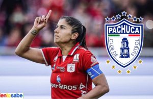 Catalina Usme ahora jugadora del Pachuca de México.
