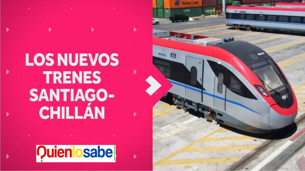 Los trenes conectara Curicó y Santiago de Chile en tan solo 20 minutos.