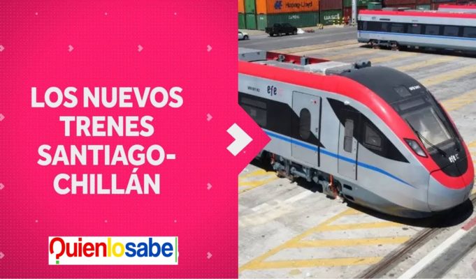 Los trenes conectara Curicó y Santiago de Chile en tan solo 20 minutos.