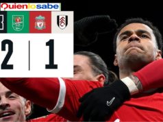 Luis Diaz presente en la remontada de los Reds en semifinales.