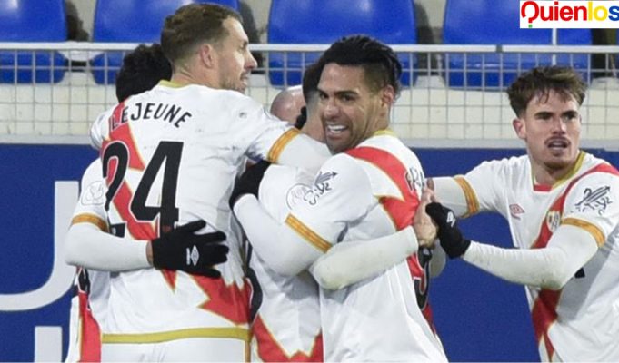 Con asistencia de Falcao García en la prorroga el Rayo pasa a octavos.