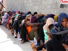 La Policía española encuentra migrantes senegaleses.