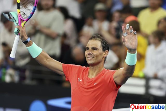 Regreso del Multicampeón a Australia con una victoria. Rafael Nadal esta de vuelta.