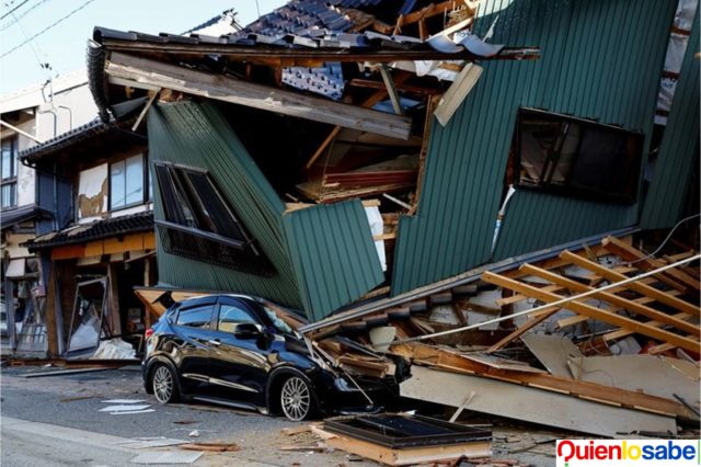 Sismo sacudió a Japón en el inicio del 2024.