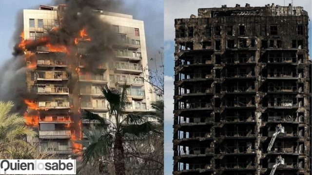 Incendio en Valencia deja hasta ahora 10 personas muertas.