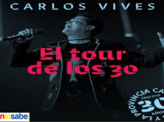 Carlos Vives sigue celebrando sus 30 años de carrera musical.