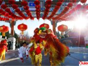 China celebro el Año del Dragon patrimonio cultural de las familias en China. Festividades en China, el Nuevo año Chino se celebro el 10 de Febrero del 2024.
