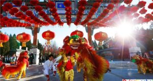 Festividades en China, el Nuevo año Chino se celebro el 10 de Febrero del 2024.
