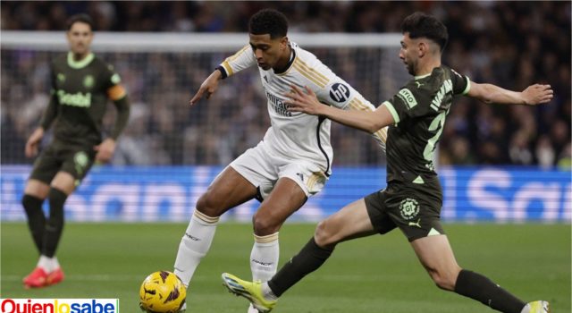 Real Madrid dio una gran exhibición y se aleja del Girona. Bellingham marcaria un doblete en la Victoria del Real Madrid.