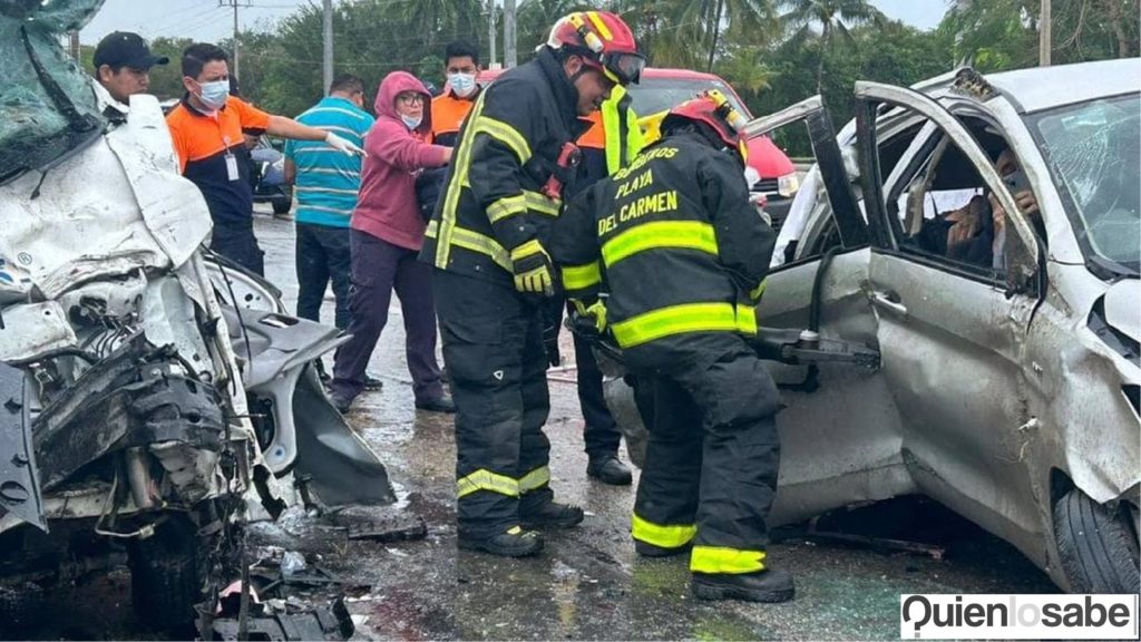 Graves accidentes viales se registraron en México fallecieron turistas y migrantes resultaron lesionados.