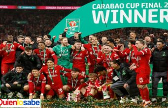 Liverpool campeón de la Carabao Cup al ganar en la final al Chelsea.