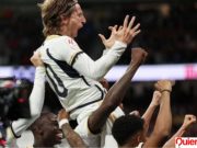 El viejito Luca Modric llego desde el banco para darle la victoria al Real Madrid contra el Sevilla.
