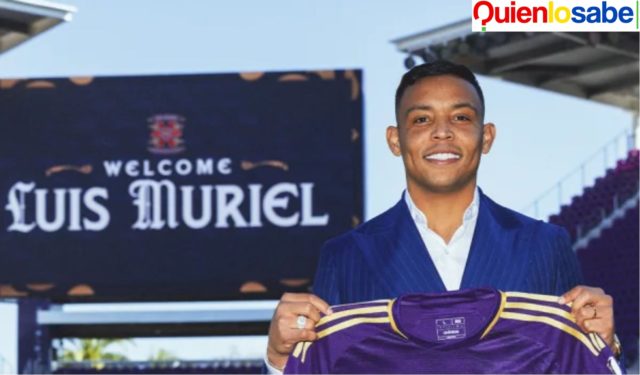 Luis Fernando Muriel es presentado en el Orlando City de la MLS.