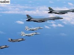 Bombarderos estadunidenses interceptados por cazas rusos.