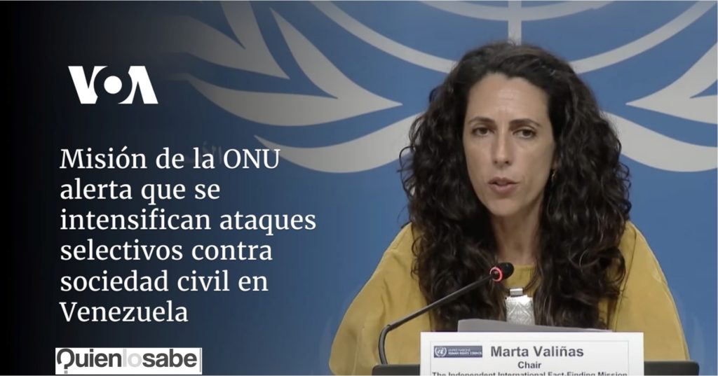 Misión de la ONU afirma la intensificación de los ataques sobre la sociedad en Venezuela.