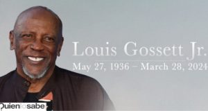 Fallece Louis Gossett jr primer actor afroamericano en ganar un Premio Oscar.