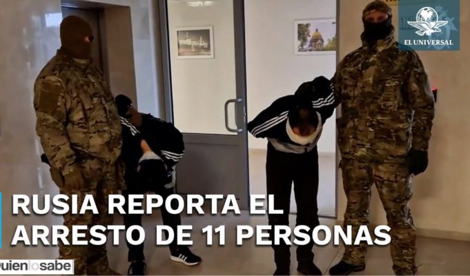 Rusia informo sobre la captura de 11 personas por el atentado en Moscú.