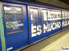 Metros de Santiago crean conciencia sobre el cuidado del agua.
