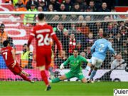 Empate en la Premier League entre el City y el Liverpool en un juego emocionante que dejo un 1 a 1.