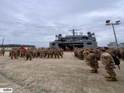 General Frank S Beasson seria el encargado de llevar el material a la Franja de Gaza.