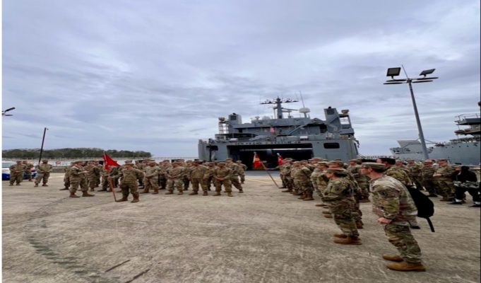 General Frank S Beasson seria el encargado de llevar el material a la Franja de Gaza.