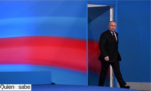 Vladimir Putin se proclama vencedor de las elecciones presidenciales.