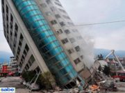Sismos en Taiwán continúan luego del mayor de 6,1 de la mañana de hoy martes. Edificios aun siguen inclinados en Taiwán luego del sismo.