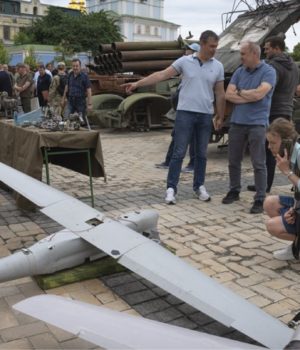 Drones rusos atacan este fin de semana objetivos eléctricos y hotel.