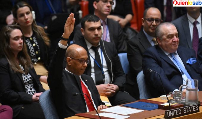 Estados Unidos veto a Palestina al ingreso en pleno ante la ONU.