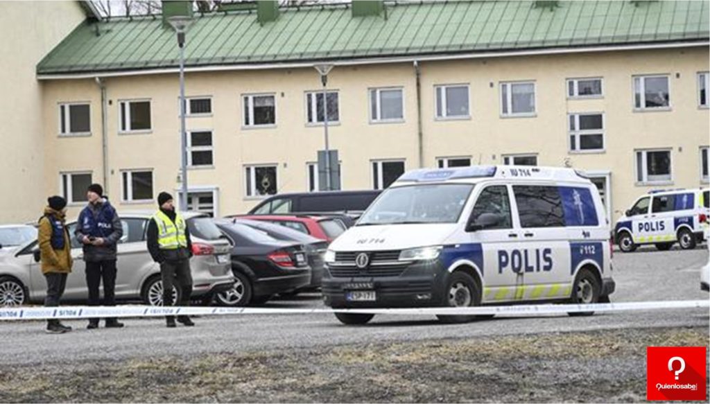 Tiroteo en Finlandia deja un menor muerto y dos mas heridos.