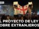 Crisis por ley de financiación del extranjero con el 20% por la oposición en Georgia. Protestas por el proyecto de la lay sobre extranjeros.