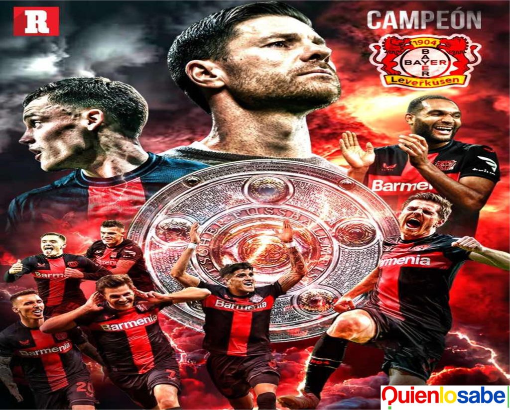 Bayer Leverkusen es el nuevo campeón de la Bundesliga de manera Invicta.