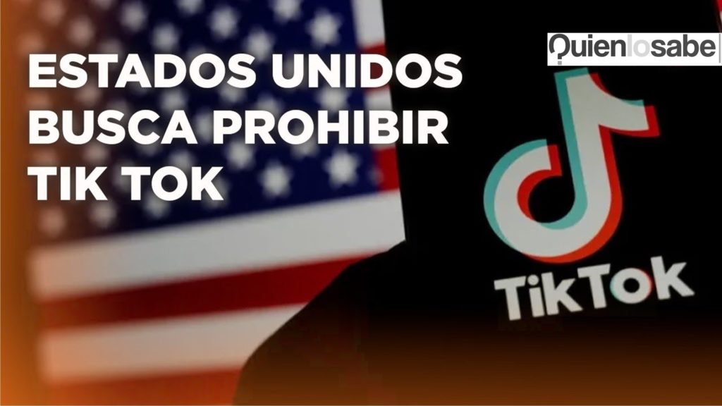 Prohibición de Tiktok en buscadores de Redes Sociales en los Estados Unidos.