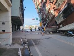 Terremoto de Taiwán deja 7 muertos hasta ahora y un centenar de heridos.