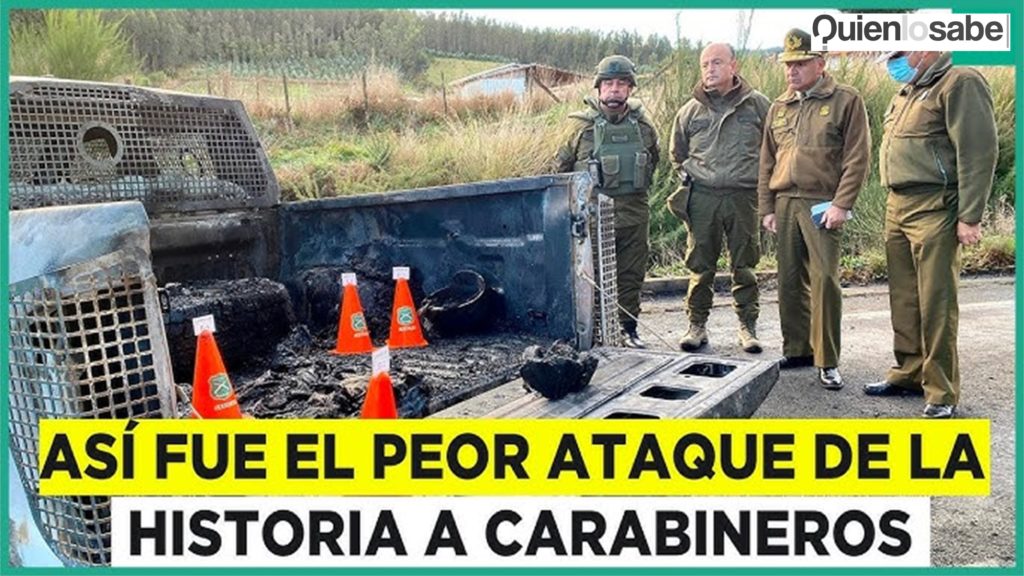 Peor ataque a carabineros en Chile crea conmoción.